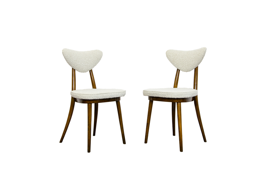 Set of 8 chairs No 124 by H & J Kurmanowicz, Poland, 1950’s