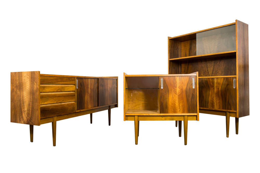 Living room set, Type 1050, Bytomskie Fabryki Mebli, Poland, 1960’s