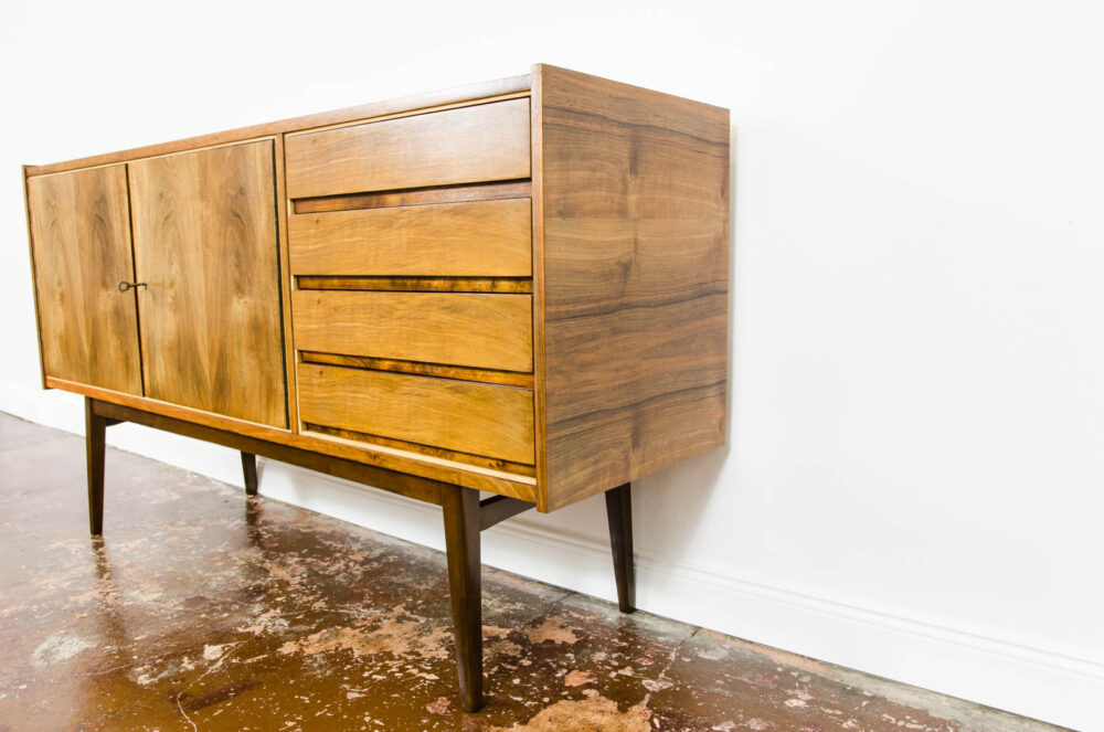 Sideboard by S. Albracht, Bydgoskie Fabryki Mebli, Poland, 1960’s