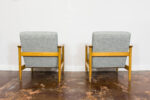 Pair of armchairs GFM-142 By Edmund Homa, GFM, Poland, 1960’s