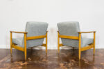 Pair of armchairs GFM-142 By Edmund Homa, GFM, Poland, 1960’s