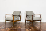 Pair of GFM-64 armchairs by Edmund Homa, GFM, Poland, 1960’s