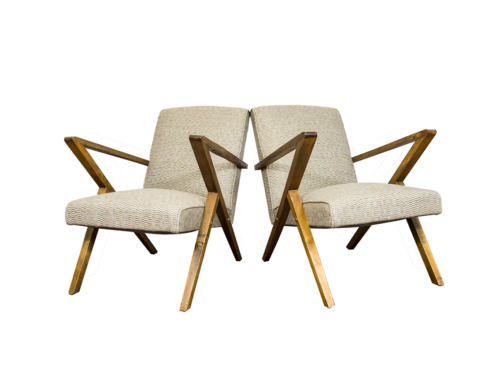 Pair of armchairs by Bydgoska Spółdzielnia Odnowa, Poland, 1970's