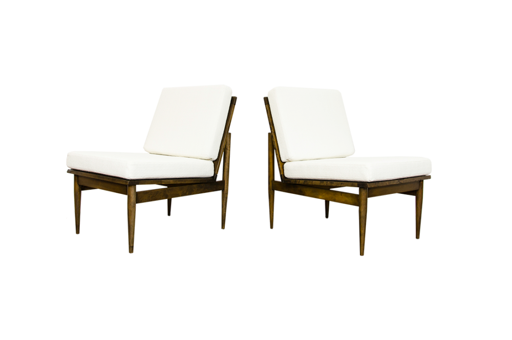 Pair of armchairs, Poznańskie Fabryki Mebli, Poland, 1960’s