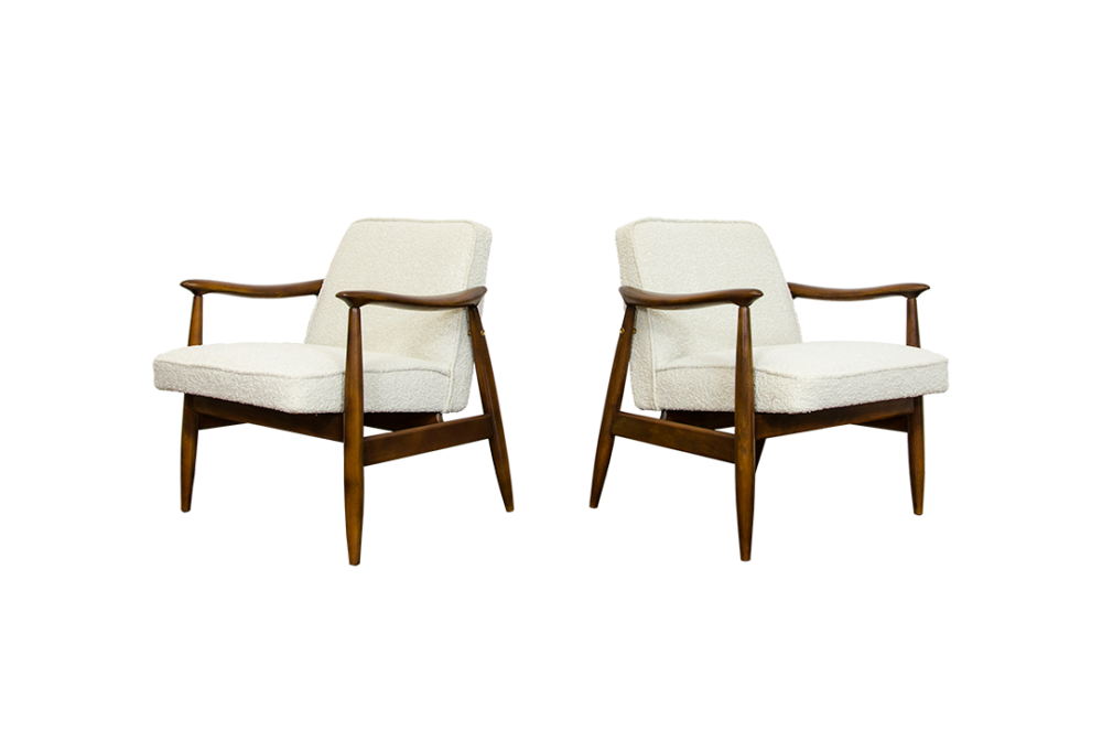 Pair of GFM-87 armchairs by Juliusz Kędziorek, GFM, Poland, 1960’s