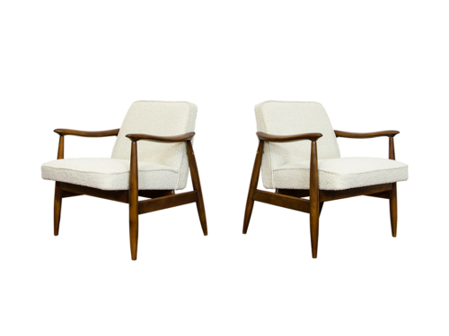 Pair of GFM-87 armchairs by Juliusz Kędziorek, GFM, Poland, 1960’s