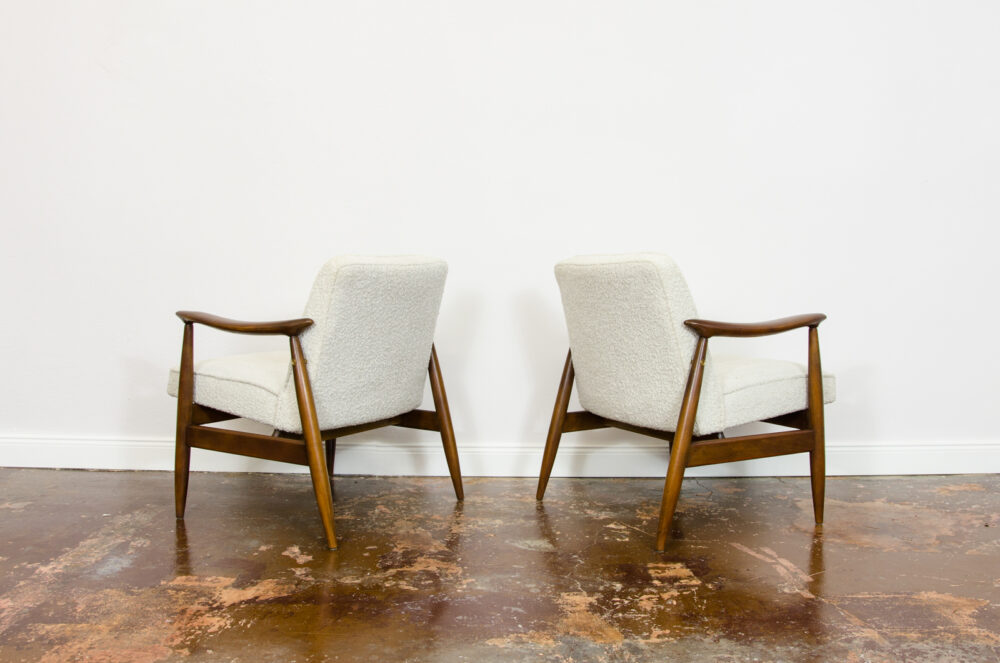 Pair of GFM-87 armchairs by Juliusz Kędziorek, GFM, Poland, 1960’s