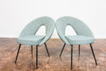 Pair of shell chairs, Poland, 1970's