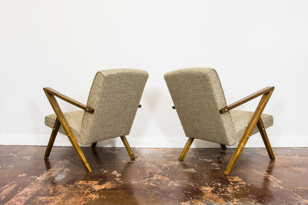 Pair of armchairs by Bydgoska Spółdzielnia Odnowa, Poland, 1970's