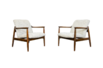 Pair of GFM-64 armchairs by Edmund Homa, GFM, Poland, 1960’s