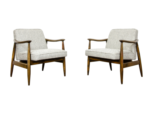 Pair of GFM-87 armchairs by Juliusz Kędziorek, GFM, Poland, 1960’s