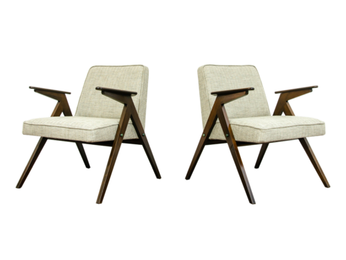 Pair of armchairs, Type 300-177 “Bunny”, Poland, 1970's