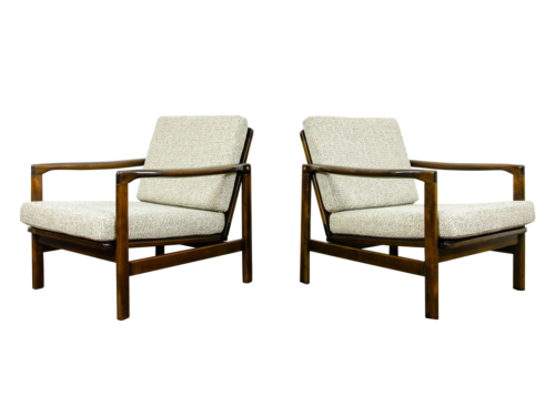 Pair of armchairs B-7522 by Zenon Bączyk, Poland, 1960’s