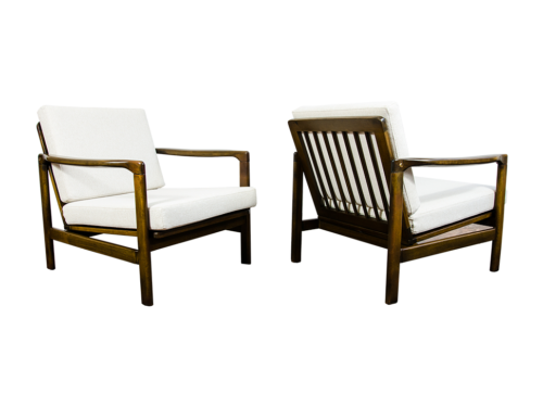 Pair of armchairs B-7522 by Zenon Bączyk, Poland, 1960’s