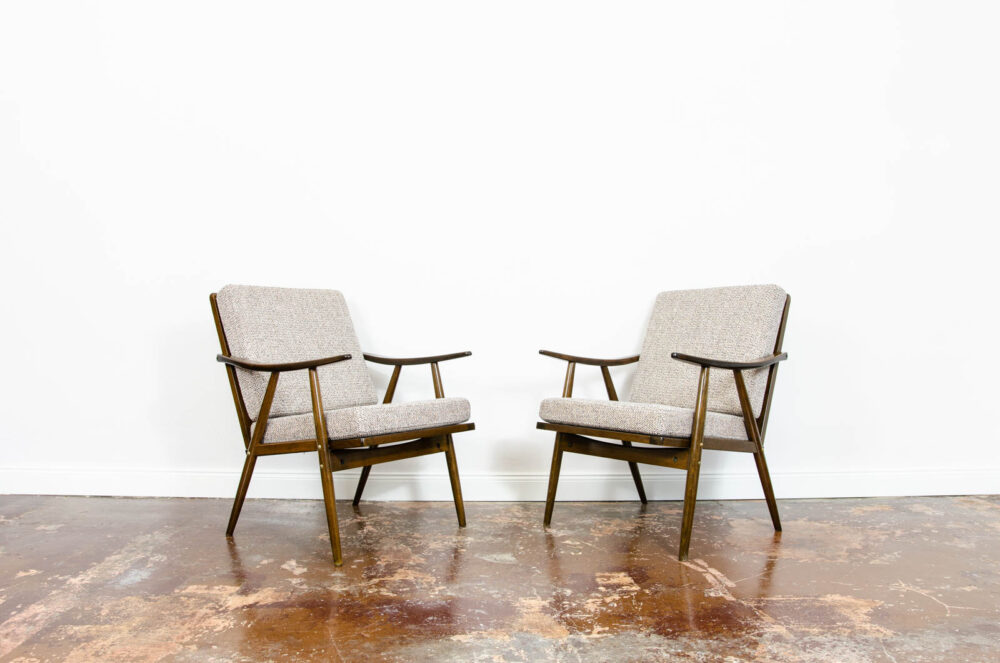 Pair of armchairs by TON, Czechoslovakia, 1970's