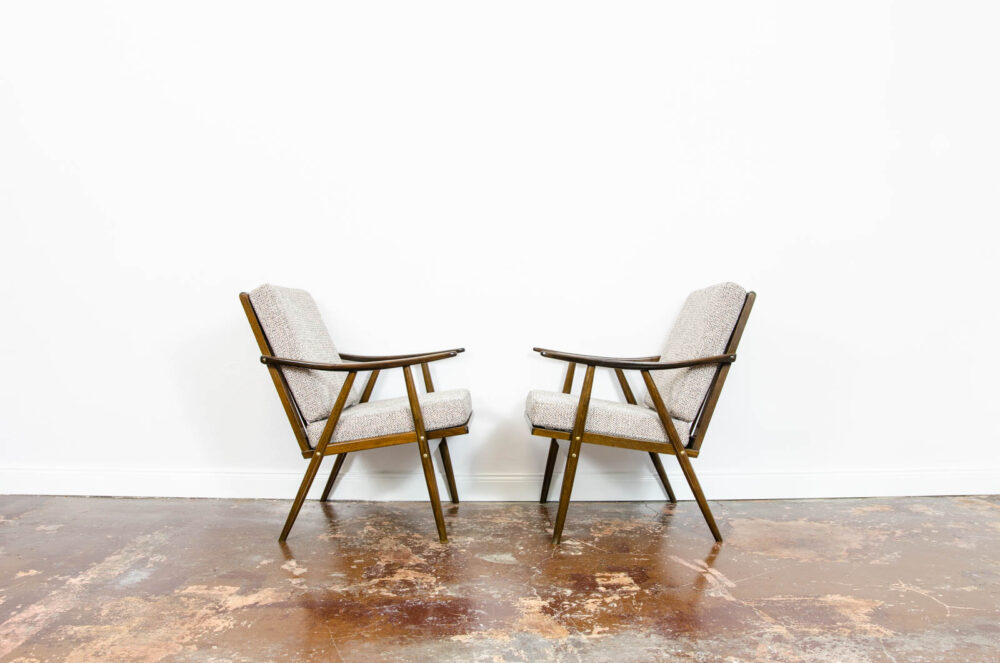 Pair of armchairs by TON, Czechoslovakia, 1970's