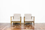 Pair of armchairs GFM-142 by Edmund Homa, GFM, Poland, 1960’s