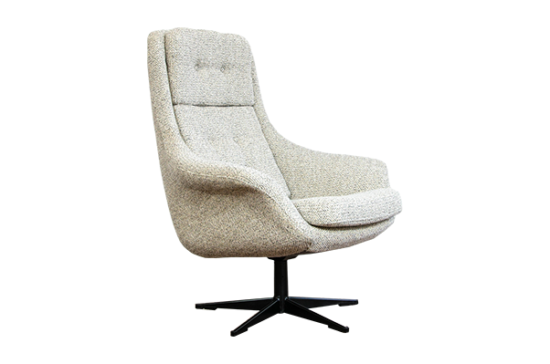 Vintage swivel armchair, Lubuskie Fabryki Mebli, Poland, 1970's