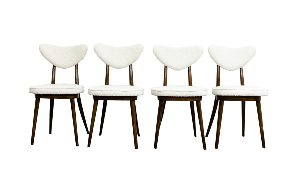 Set of 4 Chairs No 124 by H & J Kurmanowicz, Poland, 1950’s