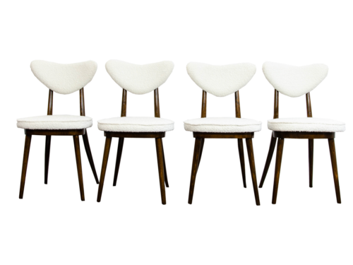 Set of 4 Chairs No 124 by H & J Kurmanowicz, Poland, 1950’s