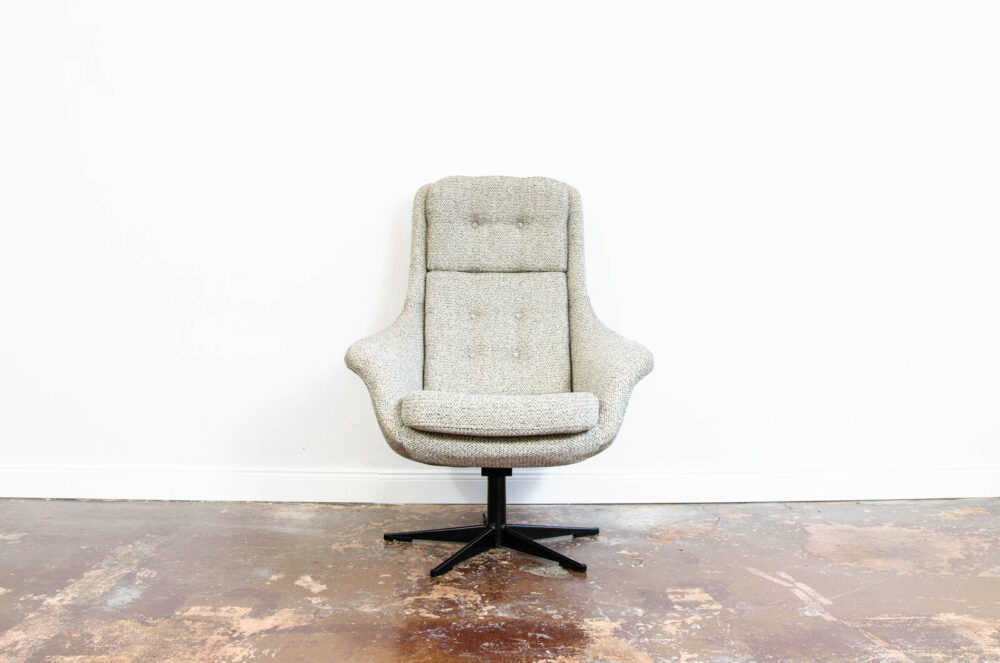 Vintage swivel armchair, Lubuskie Fabryki Mebli, Poland, 1970's