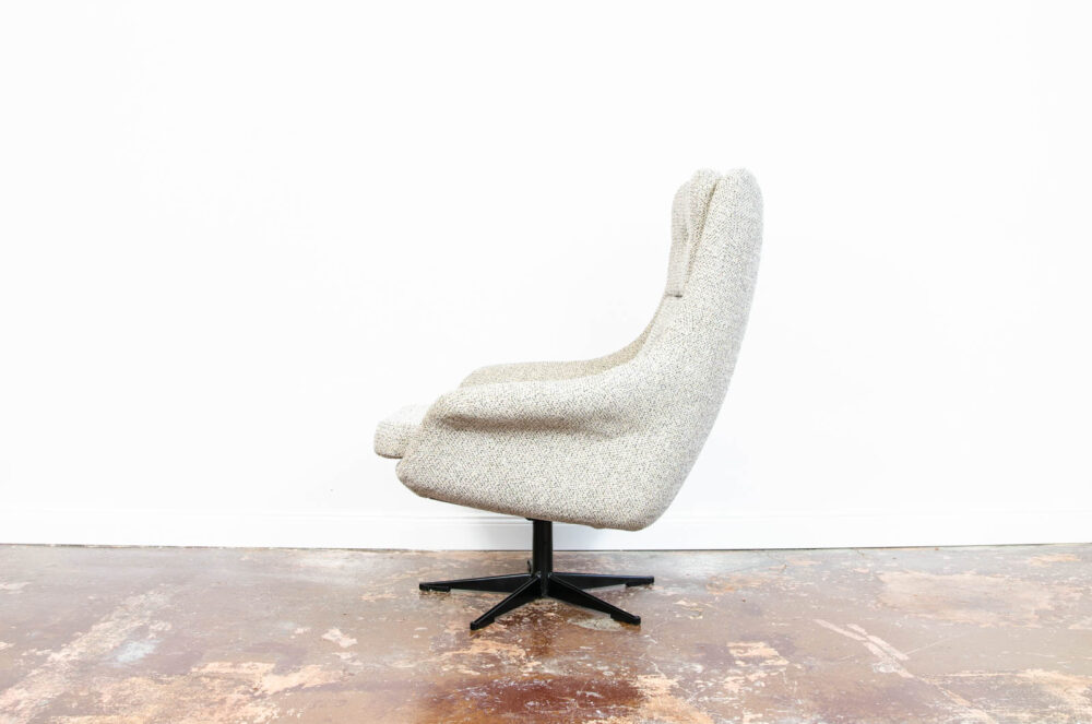 Vintage swivel armchair, Lubuskie Fabryki Mebli, Poland, 1970's