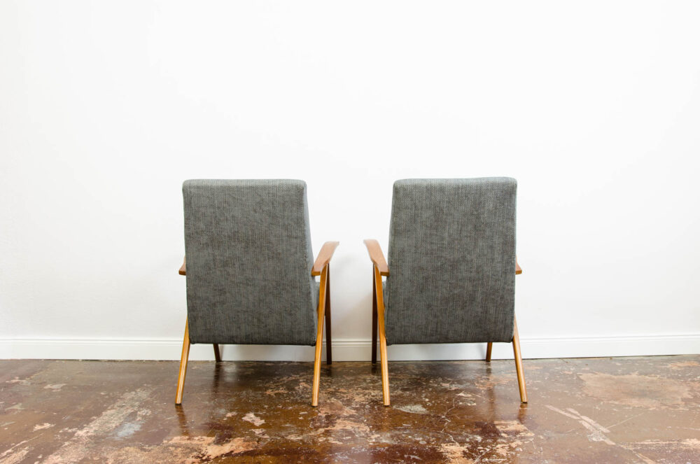 Pair of vintage armchairs, Czechoslovakia, 1960’s