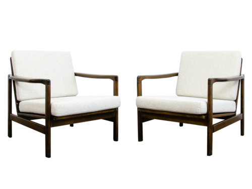 Pair of armchairs B-7522 by Zenon Bączyk, Poland, 1960’s