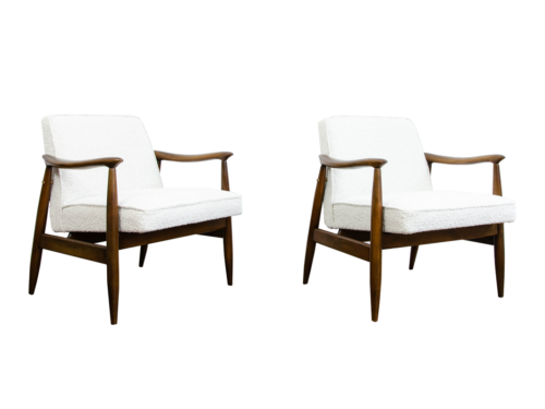 Pair of GFM-87 armchairs by Juliusz Kędziorek, GFM, Poland, 1960’s