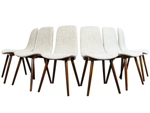 Set of 6 chairs, A-6150 by FAMEG, Poland, 1960’s