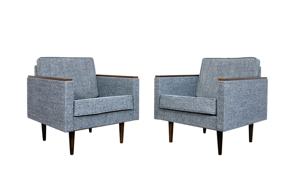 Pair of Nowe-B armchairs, Nowińskie Fabryki Mebli, Poland, 1970s