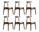 Set of 6 dining chairs Type 5912, Poland, 1960’s