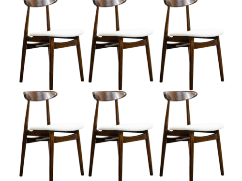 Set of 6 dining chairs Type 5912, Poland, 1960’s