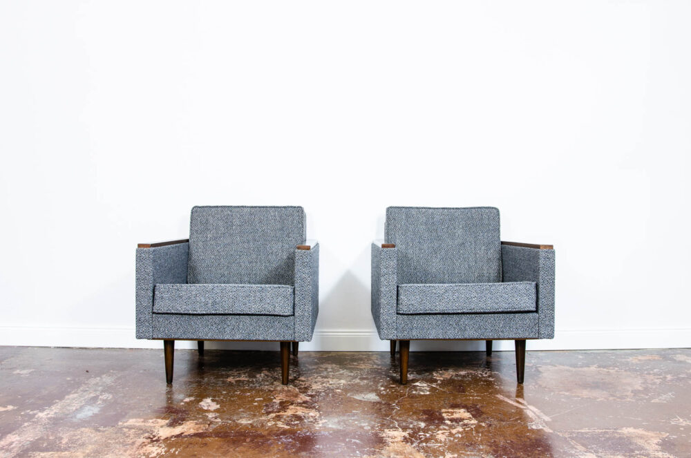 Pair of Nowe-B armchairs, Nowińskie Fabryki Mebli, Poland, 1970s