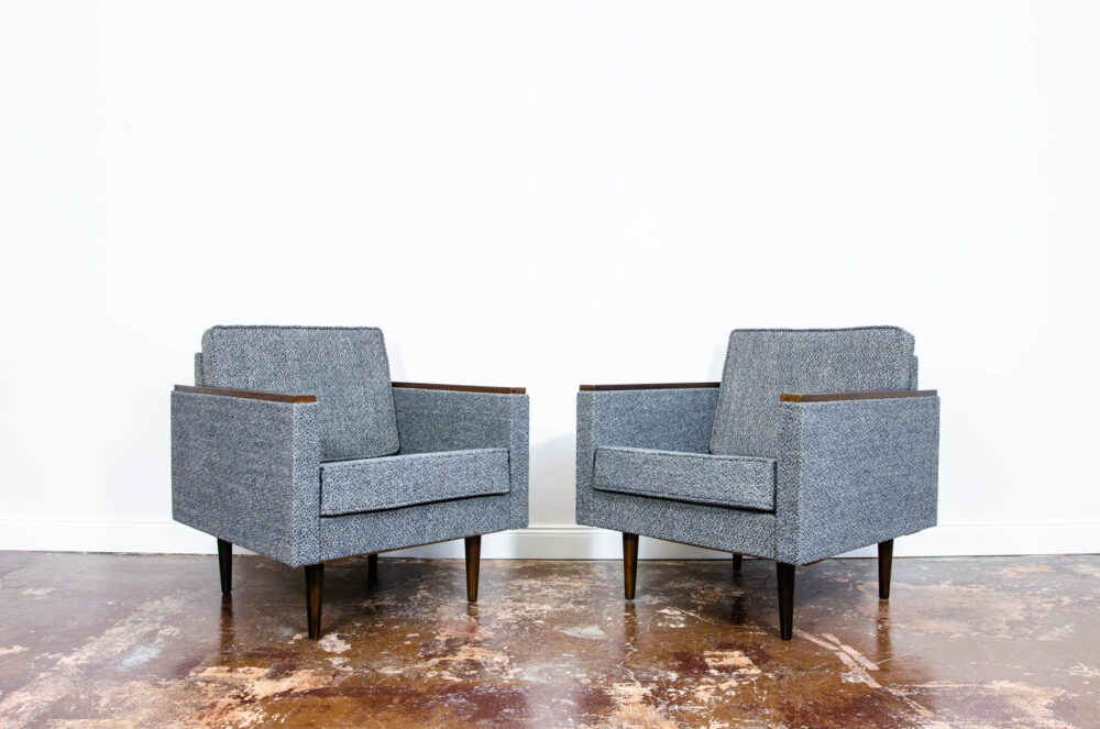 Pair of Nowe-B armchairs, Nowińskie Fabryki Mebli, Poland, 1970s