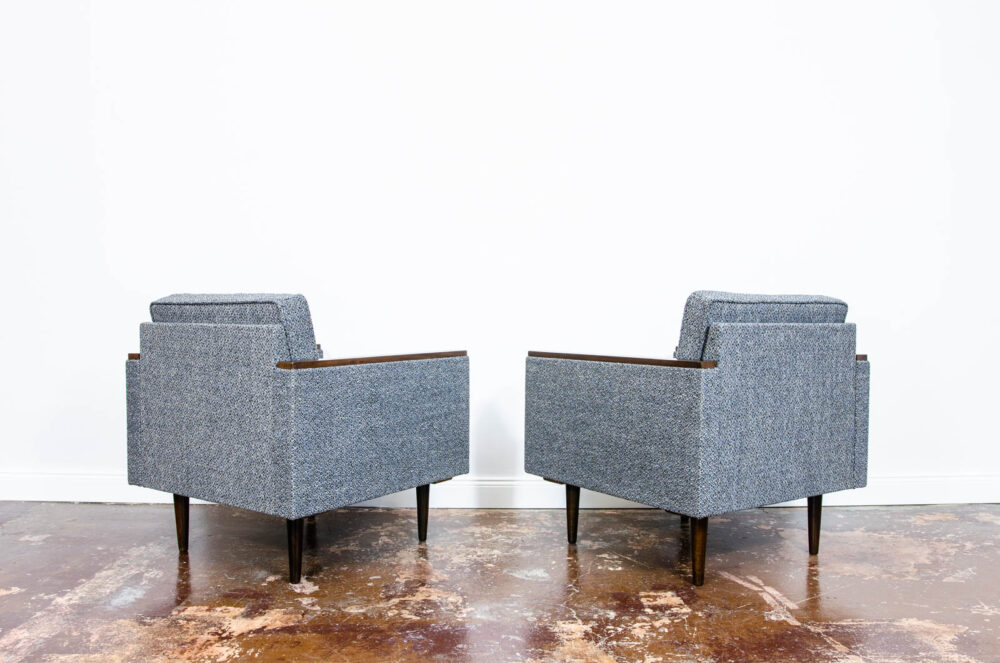 Pair of Nowe-B armchairs, Nowińskie Fabryki Mebli, Poland, 1970s