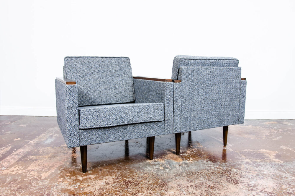 Pair of Nowe-B armchairs, Nowińskie Fabryki Mebli, Poland, 1970s