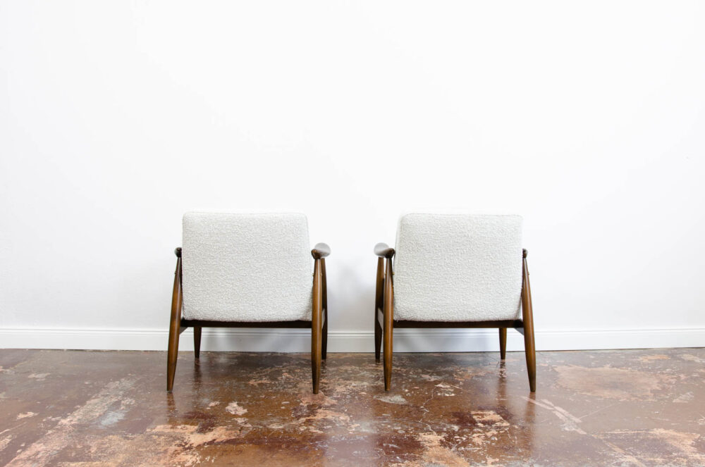 Pair of GFM-87 armchairs by Juliusz Kędziorek, GFM, Poland, 1960’s