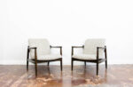 Pair of GFM-64 armchairs by Edmund Homa, GFM, Poland, 1960’s