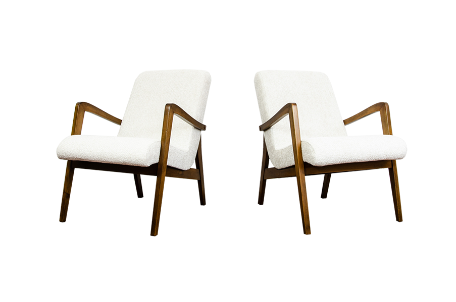 Pair of armchairs Type 300-138 from Bystrzyckie Fabryki Mebli, 1960's