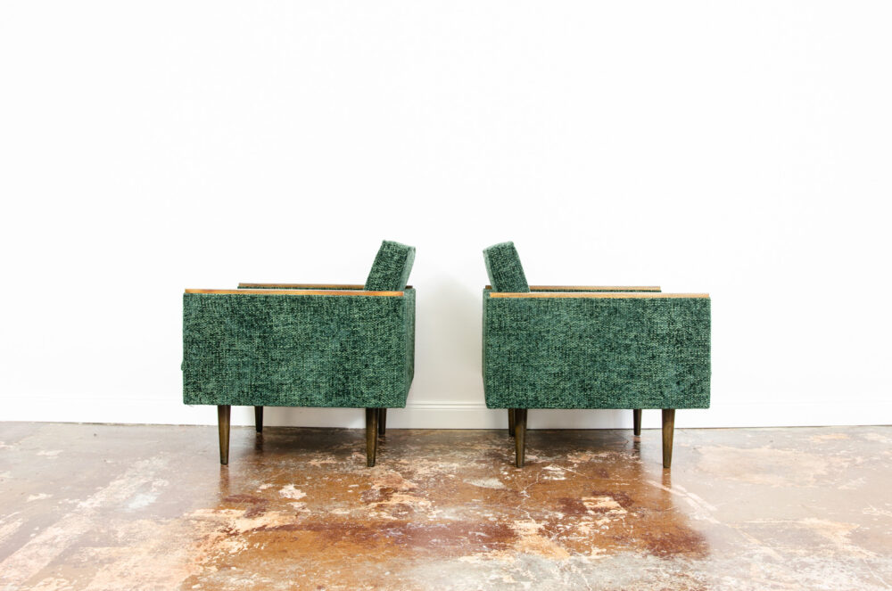 Pair of Nowe-B armchairs, Nowińskie Fabryki Mebli, Poland, 1970s