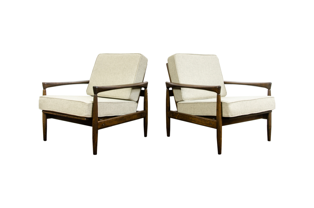 Pair of “Kolding” armchairs by Erik Wørts for IKEA, Poland, 1960's