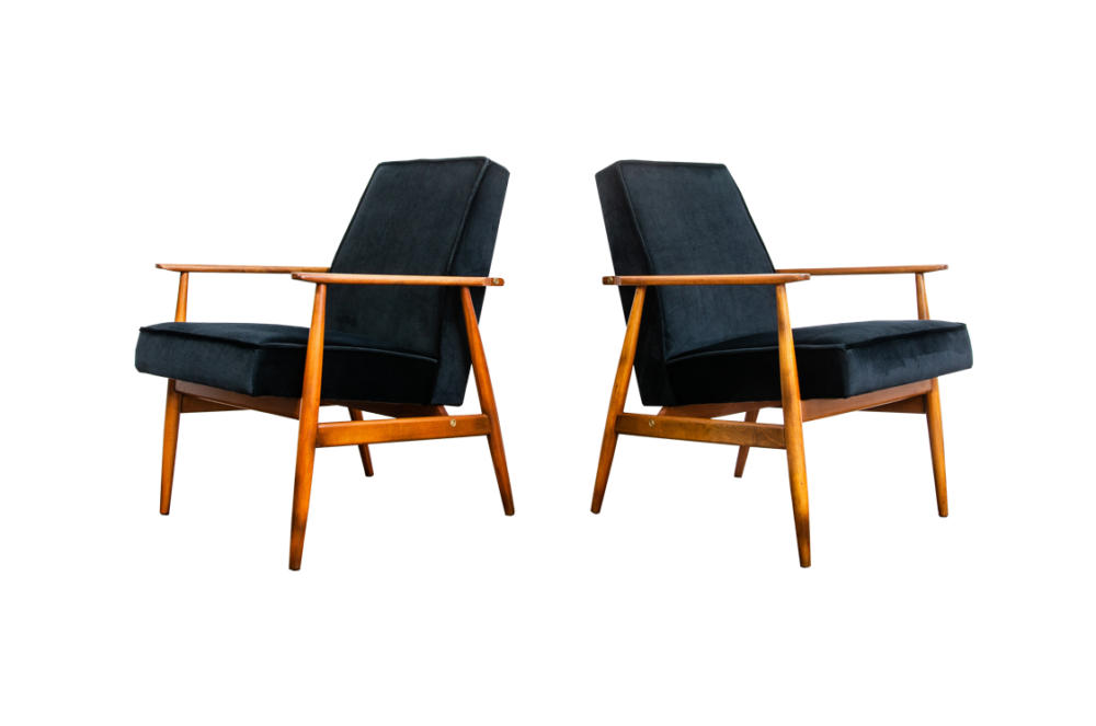 Pair of armchairs, Type 300-190 by H. Lis, Poland, 1970’s