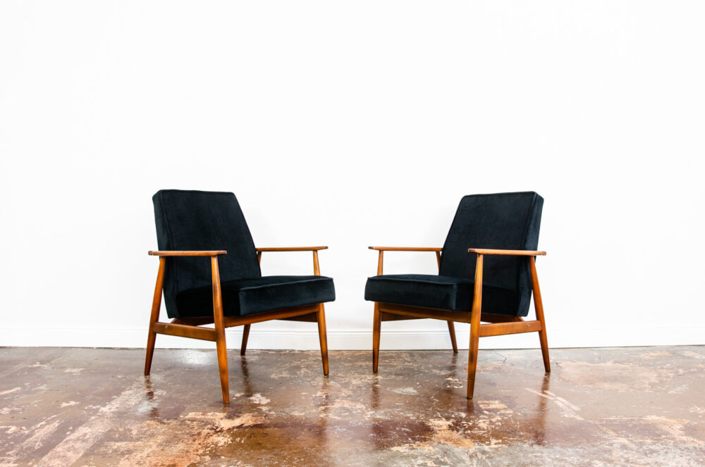 Pair of armchairs, Type 300-190 by H. Lis, Poland, 1970’s