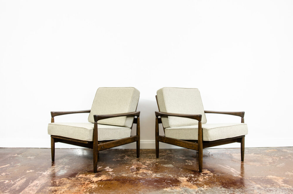 Pair of “Kolding” armchairs by Erik Wørts for IKEA, Poland, 1960's