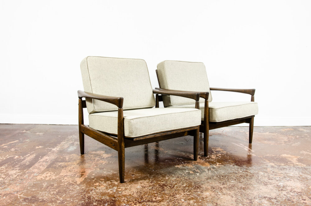 Pair of “Kolding” armchairs by Erik Wørts for IKEA, Poland, 1960's