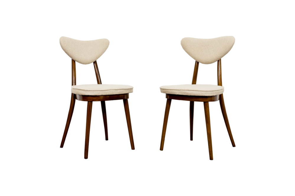 Set Of 4 Chairs No 124 By H & J Kurmanowicz, Poland, 1950’S