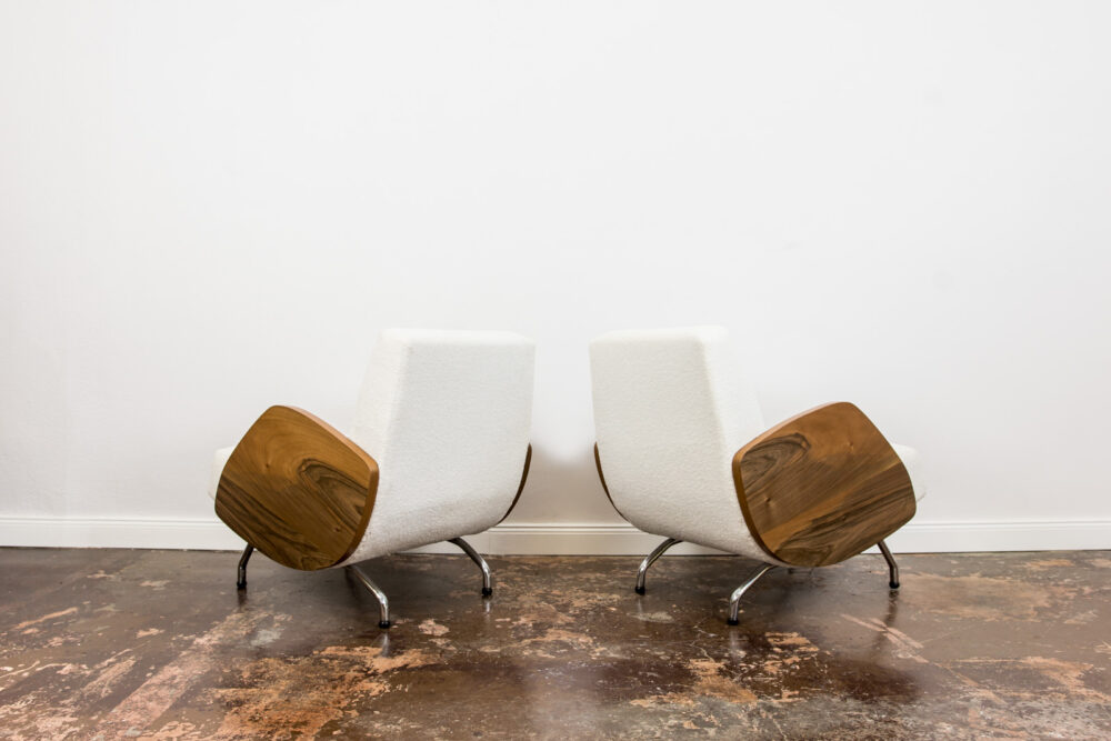 Pair of 360 armchairs by Janusz Różański, Poland, 1960’s