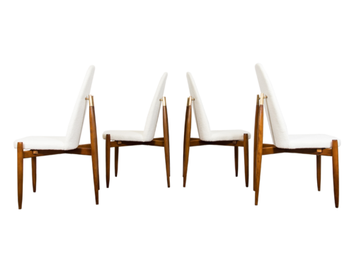 Set of 4 chairs by Miroslav Navrátil, Czechoslovakia, 1950's