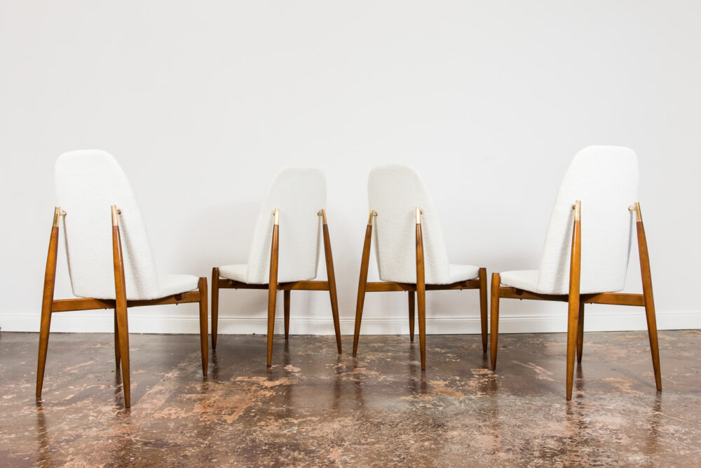 Set of 4 chairs by Miroslav Navrátil, Czechoslovakia, 1950's